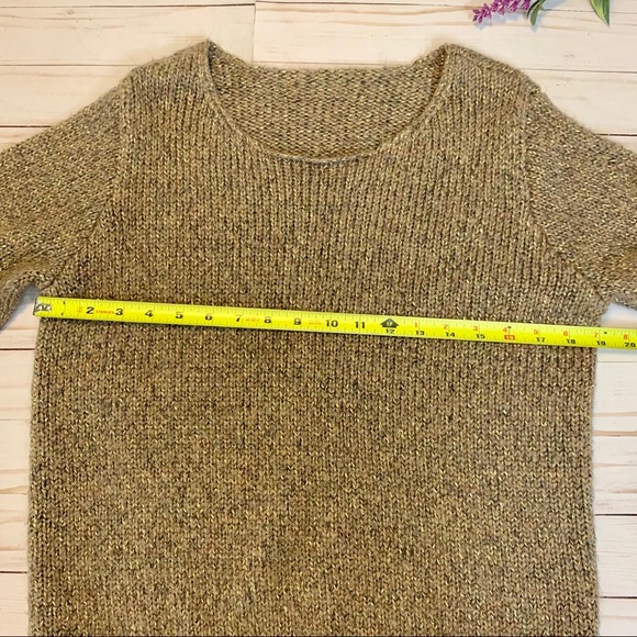 Oversized chunky knit sweater with gold shimmer - Picture 4 of 7